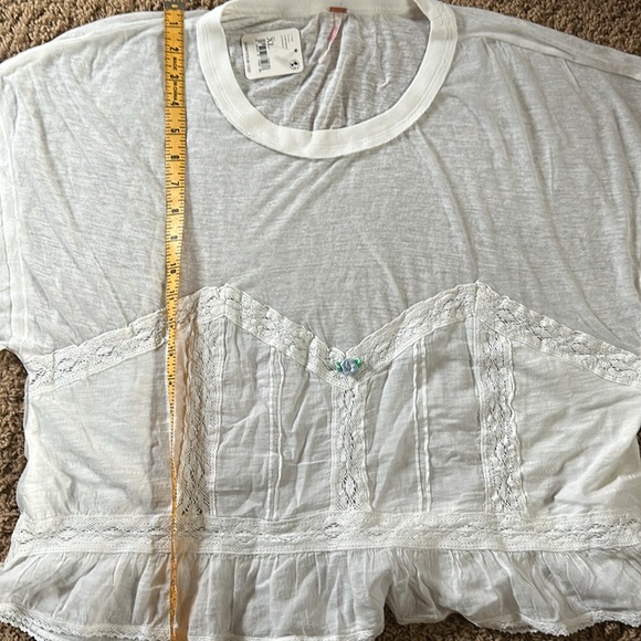 Free People Fall In Love Tee Ivory - Picture 7 of 7